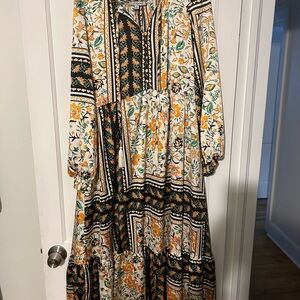 Floral Long Sleeve Dress